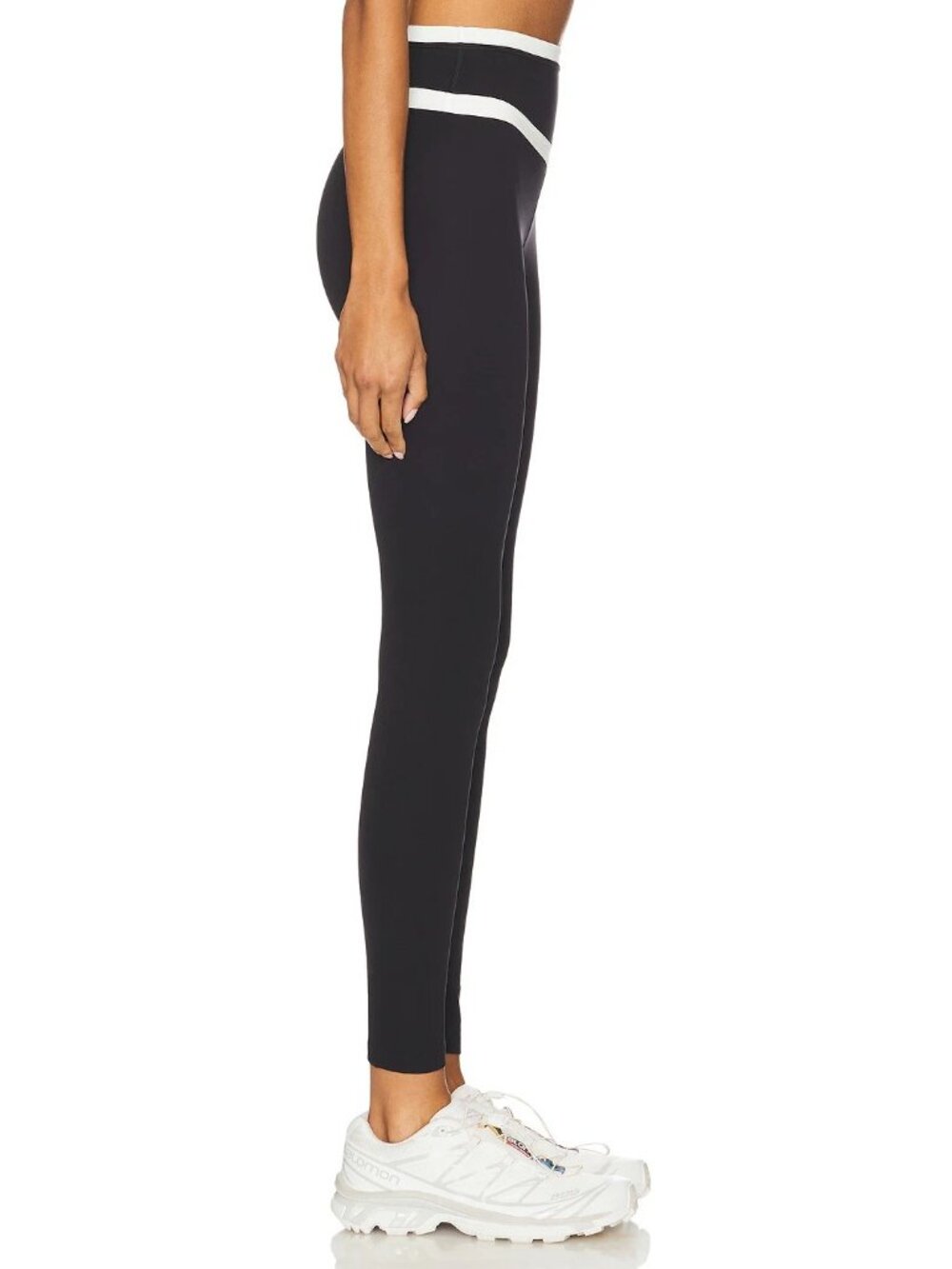 Splits59 Mason High Waist Rigor Full Length 28 Legging Black White - Picture 3 of 6